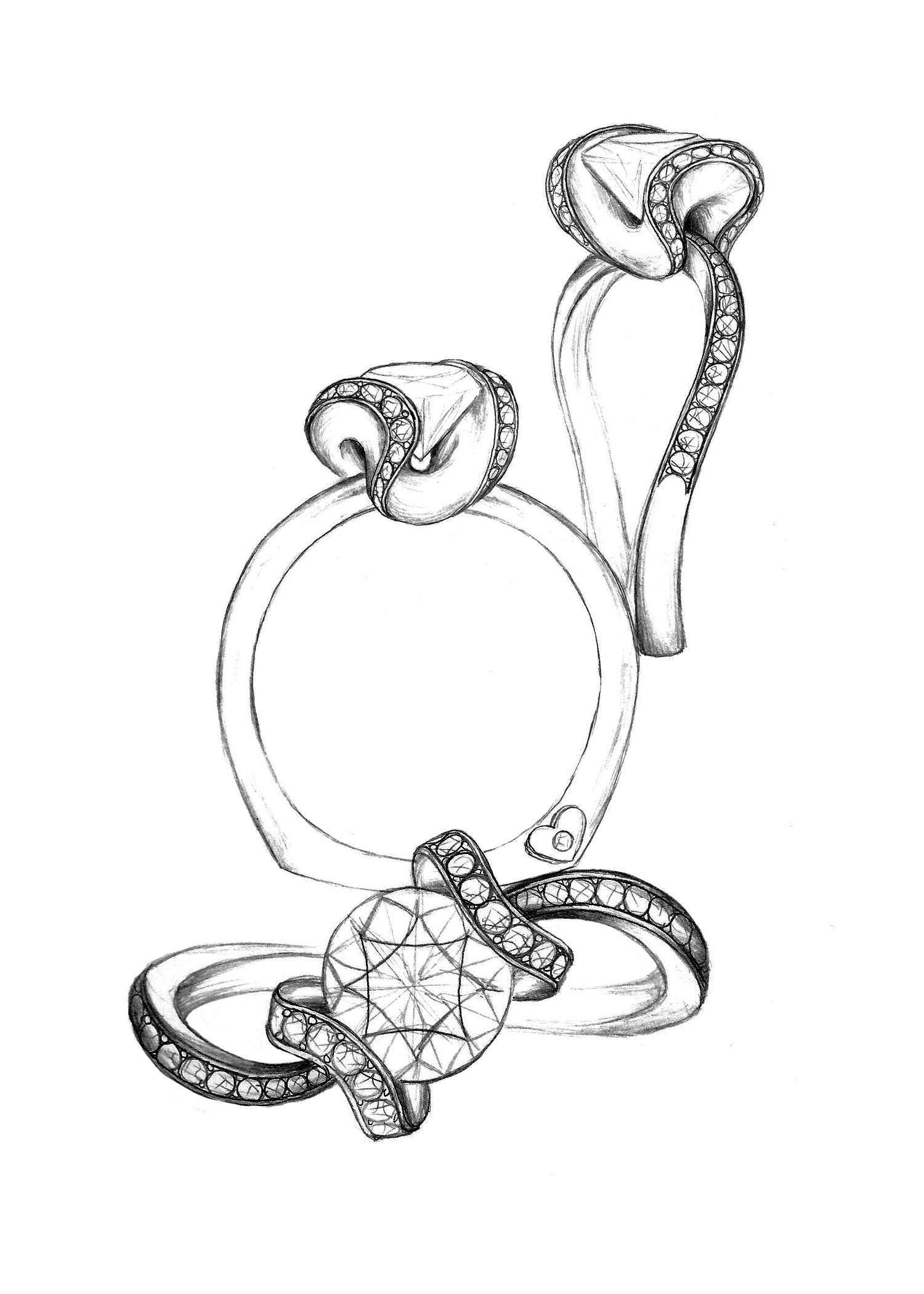 Jewelry Drawing at PaintingValley.com | Explore collection of Jewelry ...