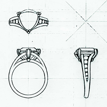 360x360 Technical Drawing For Jewelers Creative Side Jewelry Academy - Jewelry Drawing