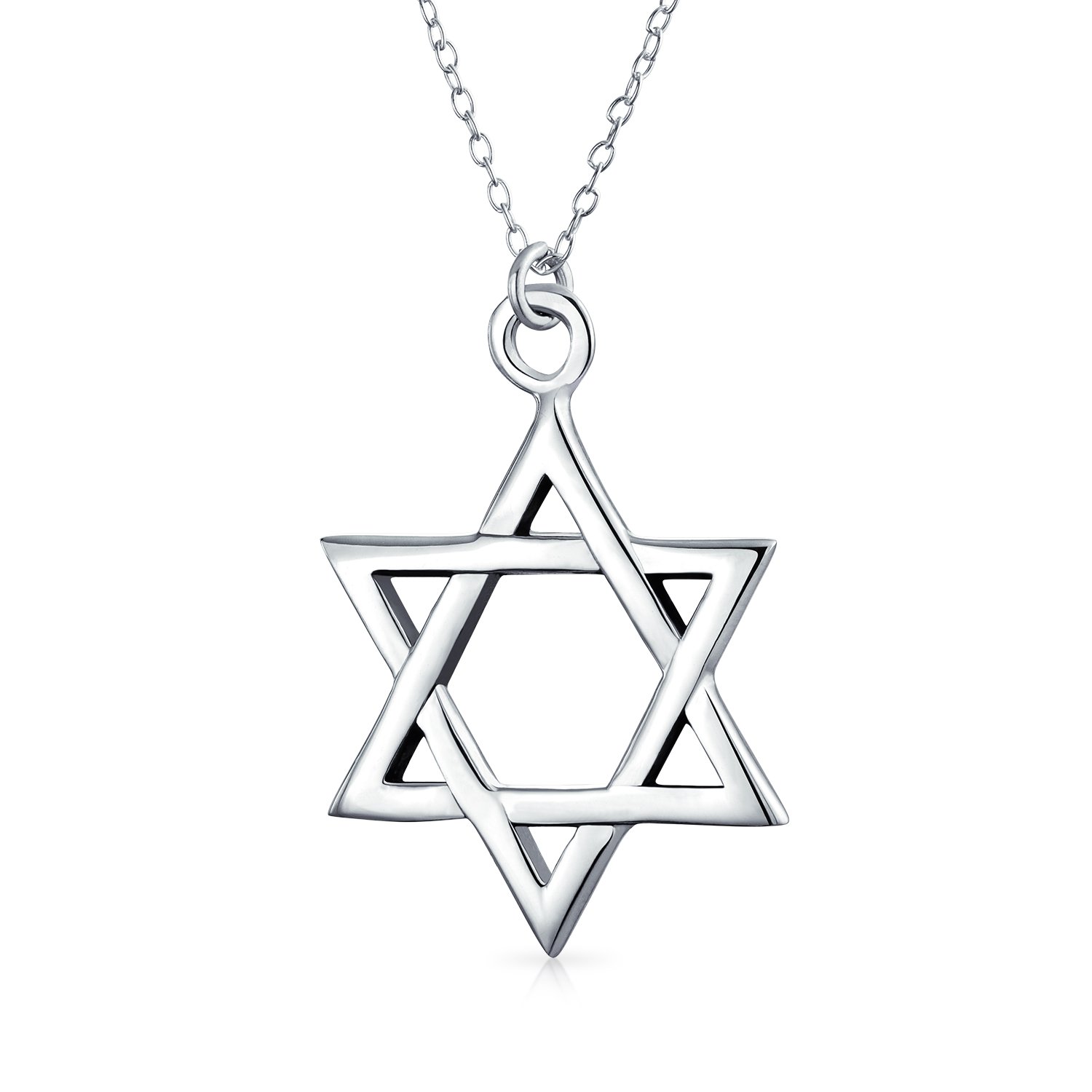 1500x1500 bling jewelry jewish star of david pendant sterling silver - Jewish Star Drawing
