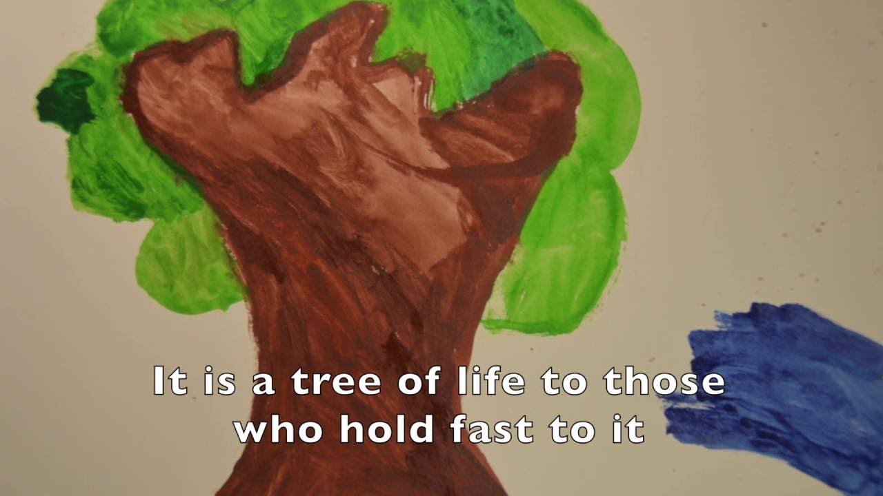 1280x720 It Is A Tree Of Life Etz Chayim Hi Jewish Song For Kids - Jewish Tree Of Life Drawing