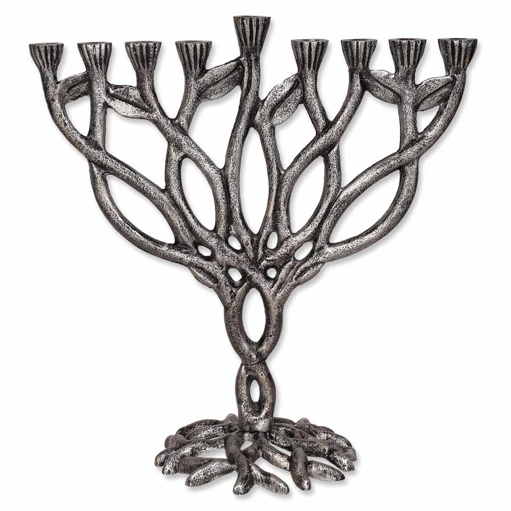 1000x1000 rustic finish tree of life menorah - Jewish Tree Of Life Drawing