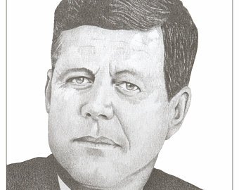 340x270 jfk drawing etsy - Jfk Drawing