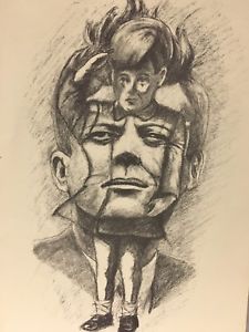 225x300 president john f kennedy jfk jr assasination funeral salute - Jfk Drawing