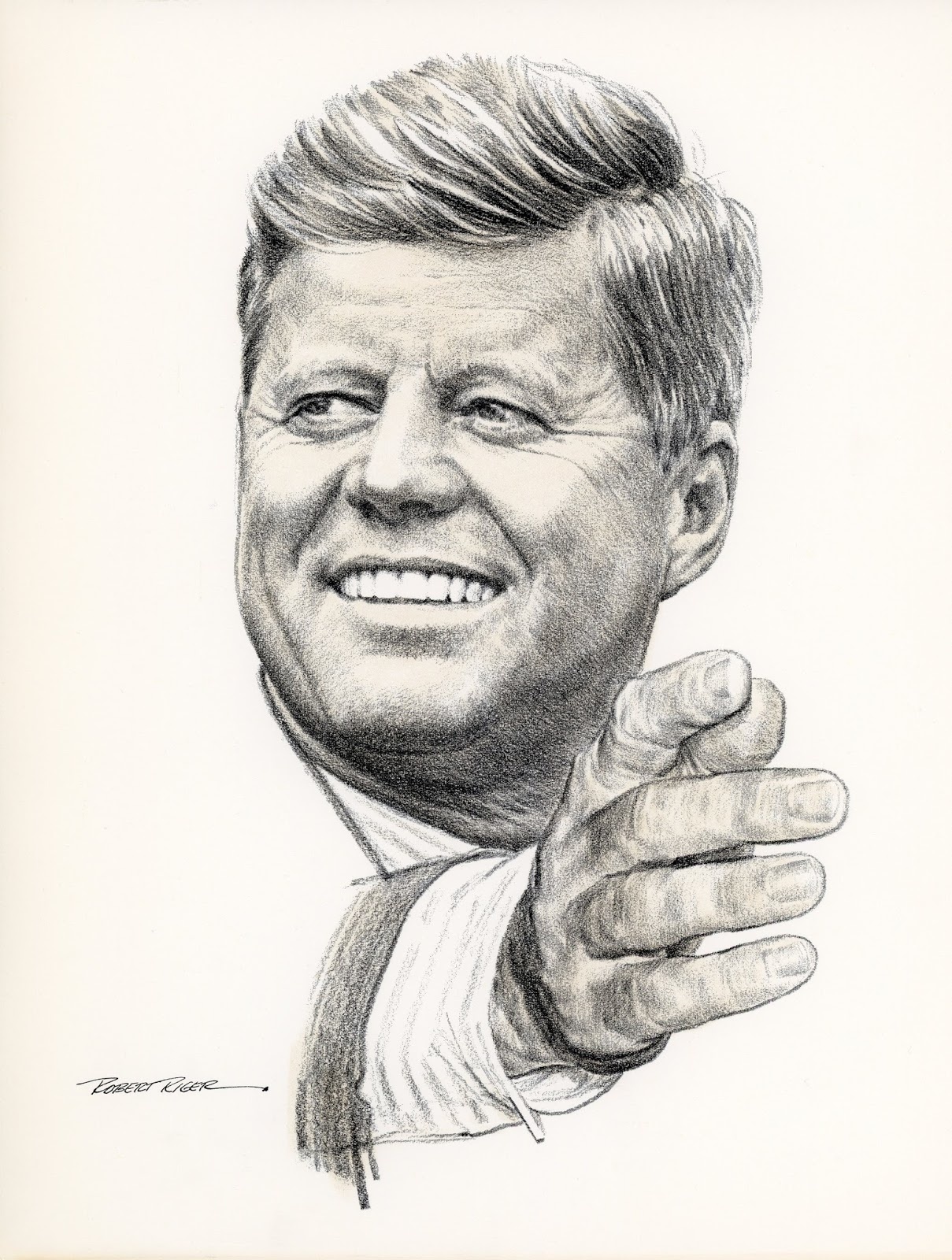 Jfk Drawing at PaintingValley.com | Explore collection of Jfk Drawing