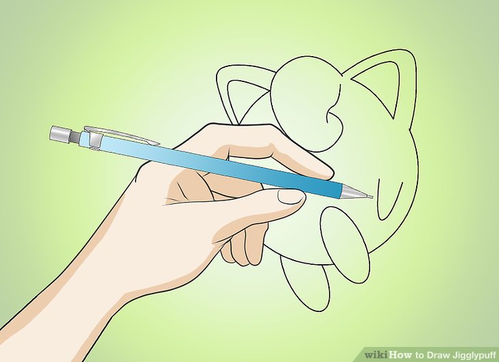 728x529 How To Draw Jigglypuff Steps - Jigglypuff Drawing