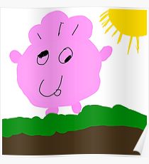 210x230 Jigglypuff Drawing Posters Redbubble - Jigglypuff Drawing