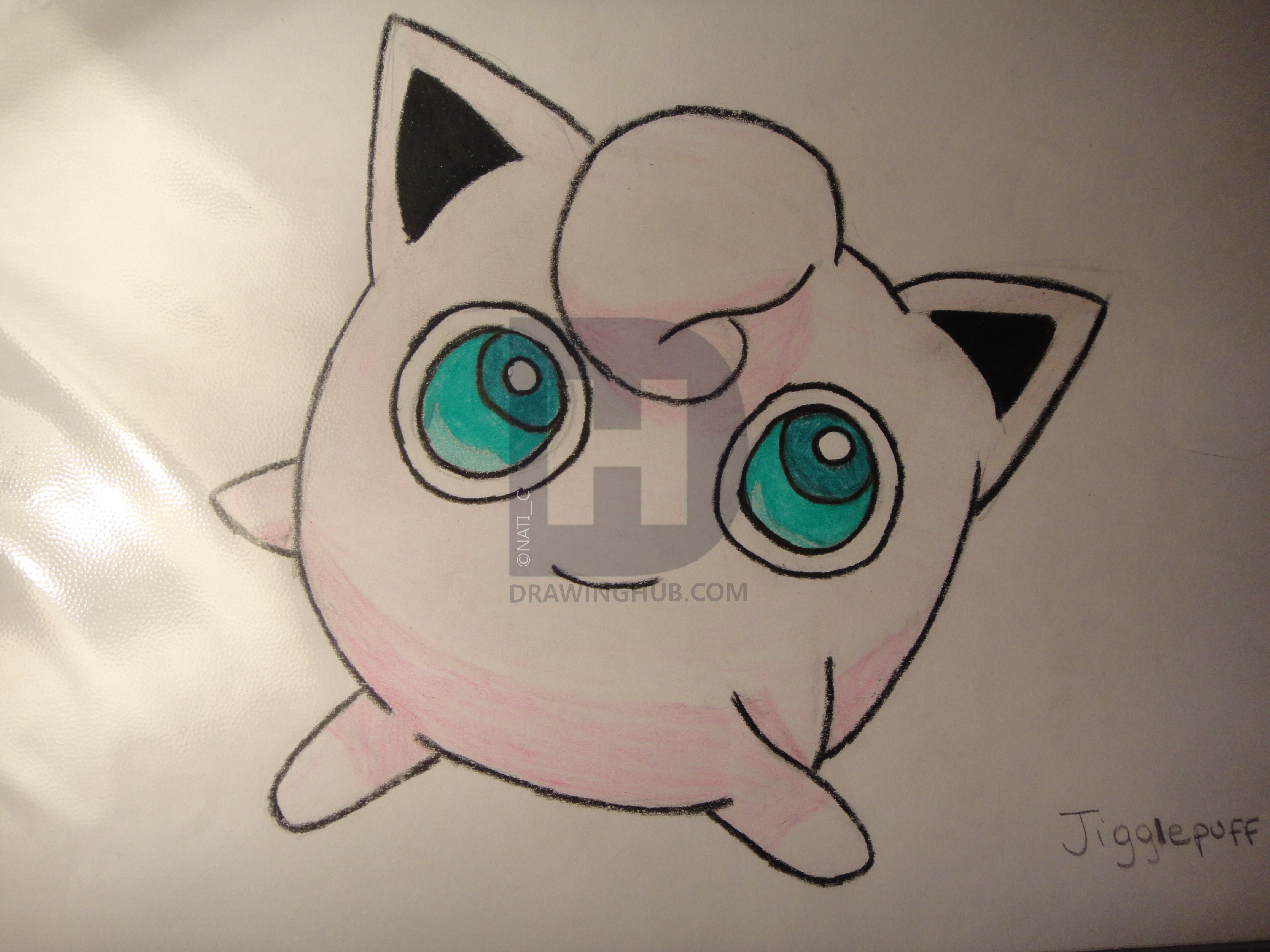 4608x3456 Jigglypuff Drawing - Jigglypuff Drawing