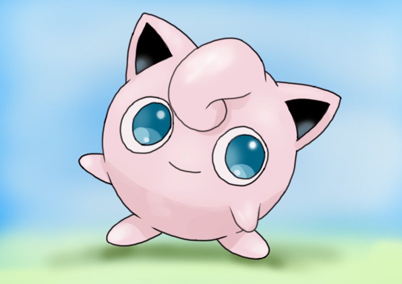 800x566 Learn How To Draw Jigglypuff From Pokemon - Jigglypuff Drawing