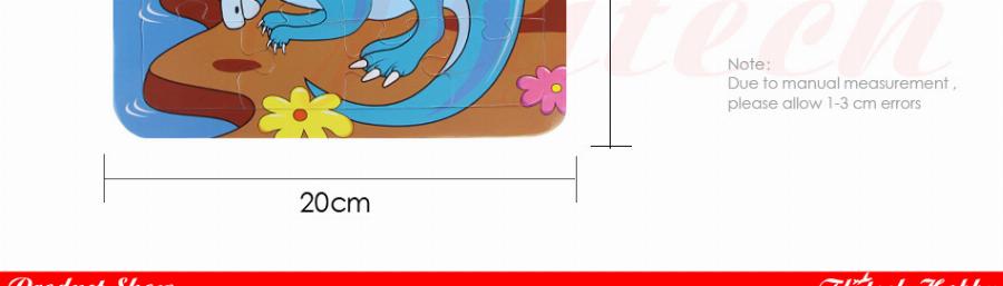 900x257 pcsset wild animals themed educational toys jigsaw puzzles - Jigsaw Puzzle Drawing