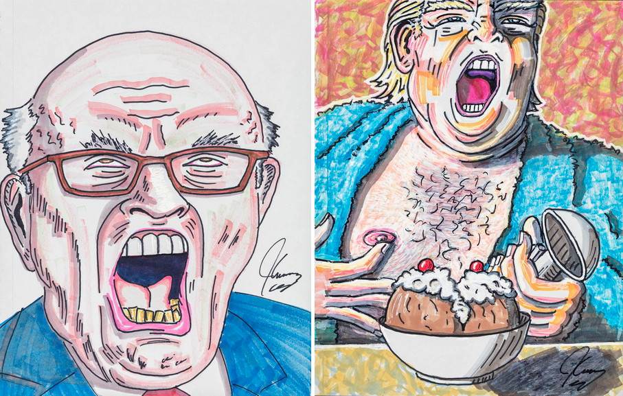 907x577 Why You Shouldn't Miss An Exhibition Of Political Cartoons - Jim Carrey Drawings