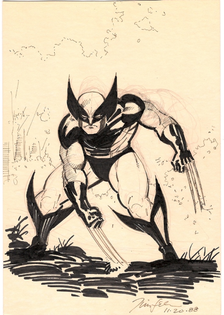 736x1034 Jim Lee The Early Years - Jim Lee Drawing