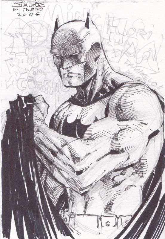 Jim Lee Drawing Batman At Explore Collection Of