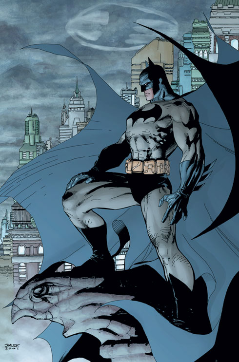 490x743 Jim Lee Drawing Is Batman Standing On The Guardian - Jim Lee Drawing Batman