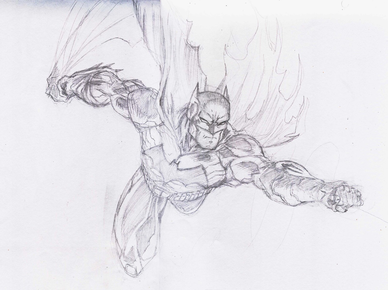 1600x1198 Jim Lee Pencil How To Draw Batman Step - Jim Lee Drawing Batman