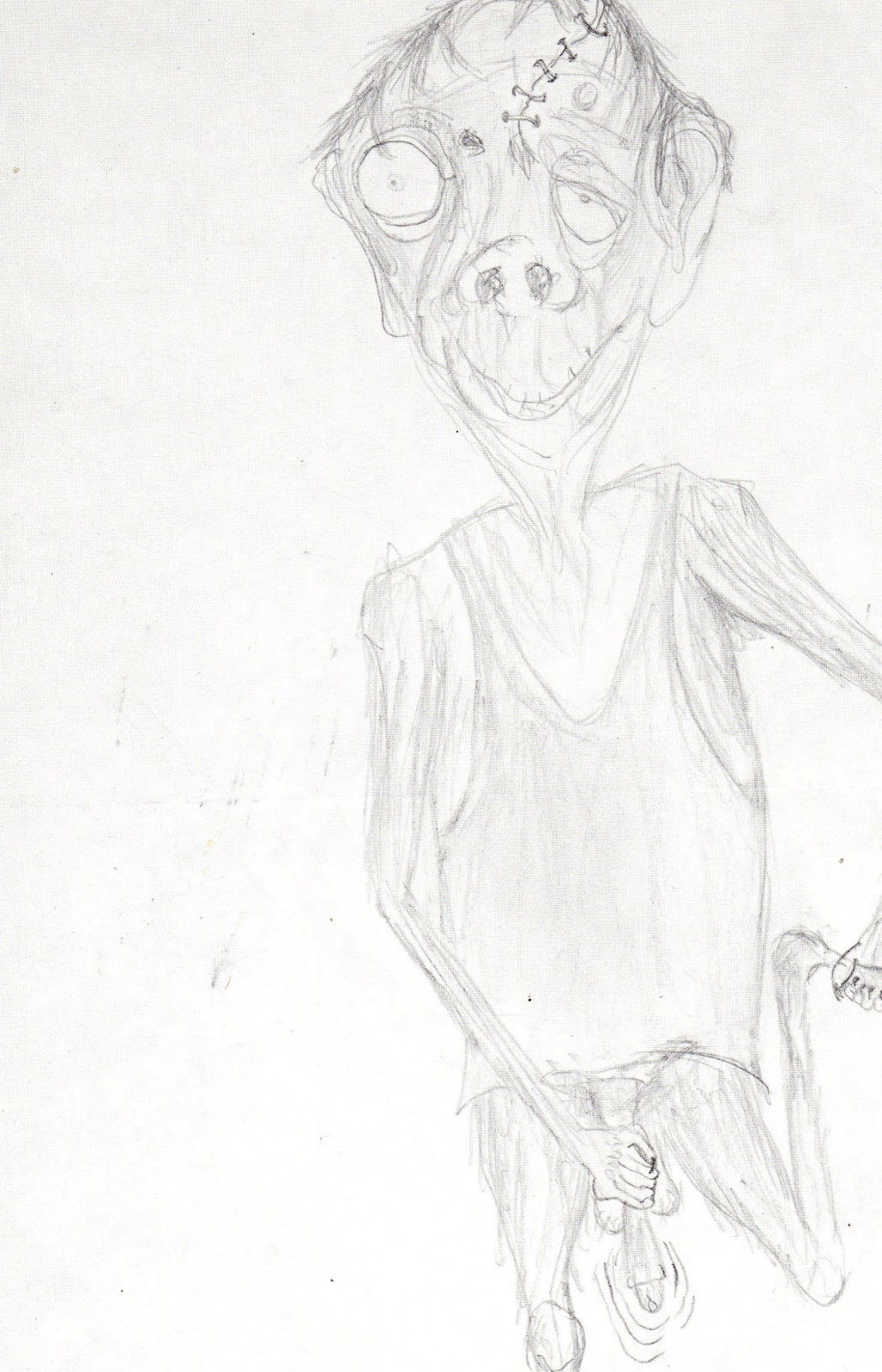 1028x1600 Michael Aushenker's Cartoon Flophouse Never Before Published - Jim Morrison Drawing