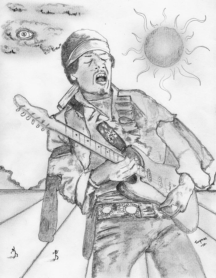 Jimi Hendrix Drawing At Explore Collection Of Jimi