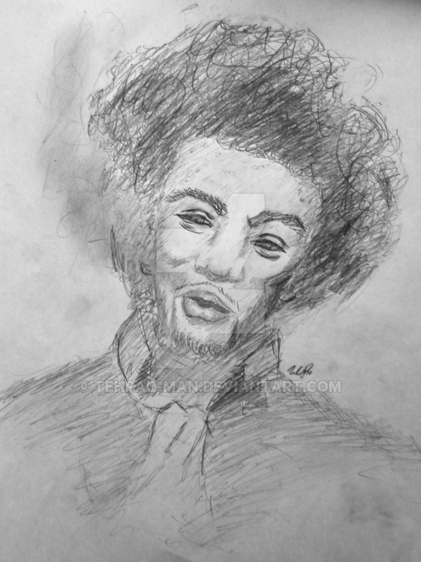 600x800 jimi hendrix pencil drawing - Jimi Hendrix Drawing