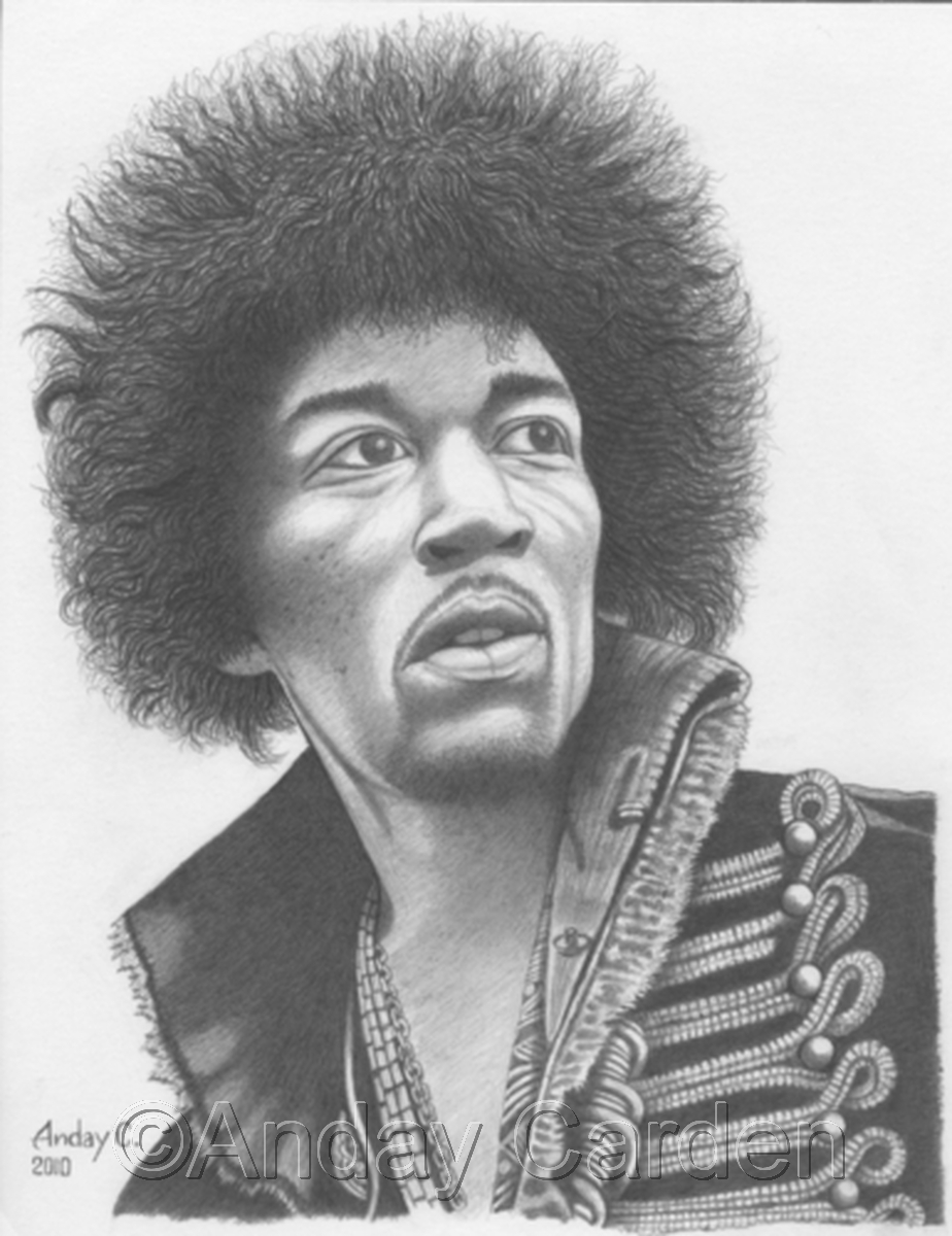 Jimi Hendrix Drawing at PaintingValley.com | Explore collection of Jimi ...