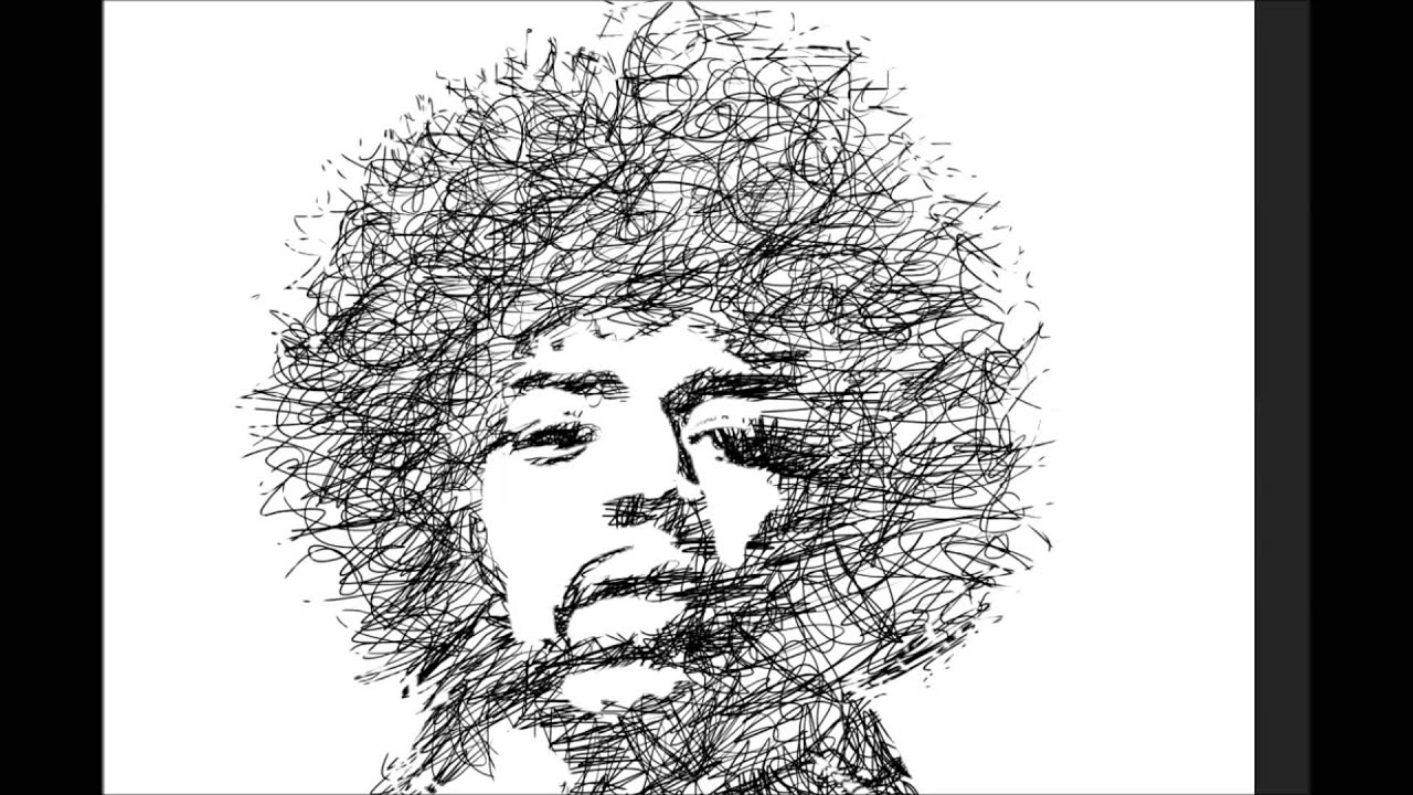 1280x720 Jimi Hendrix Drawing Tutorial Datamix - Jimi Hendrix Drawing Tutorial