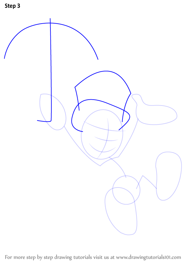 598x844 Learn How To Draw Jiminy Cricket From Pinocchio - Jiminy Cricket Drawing