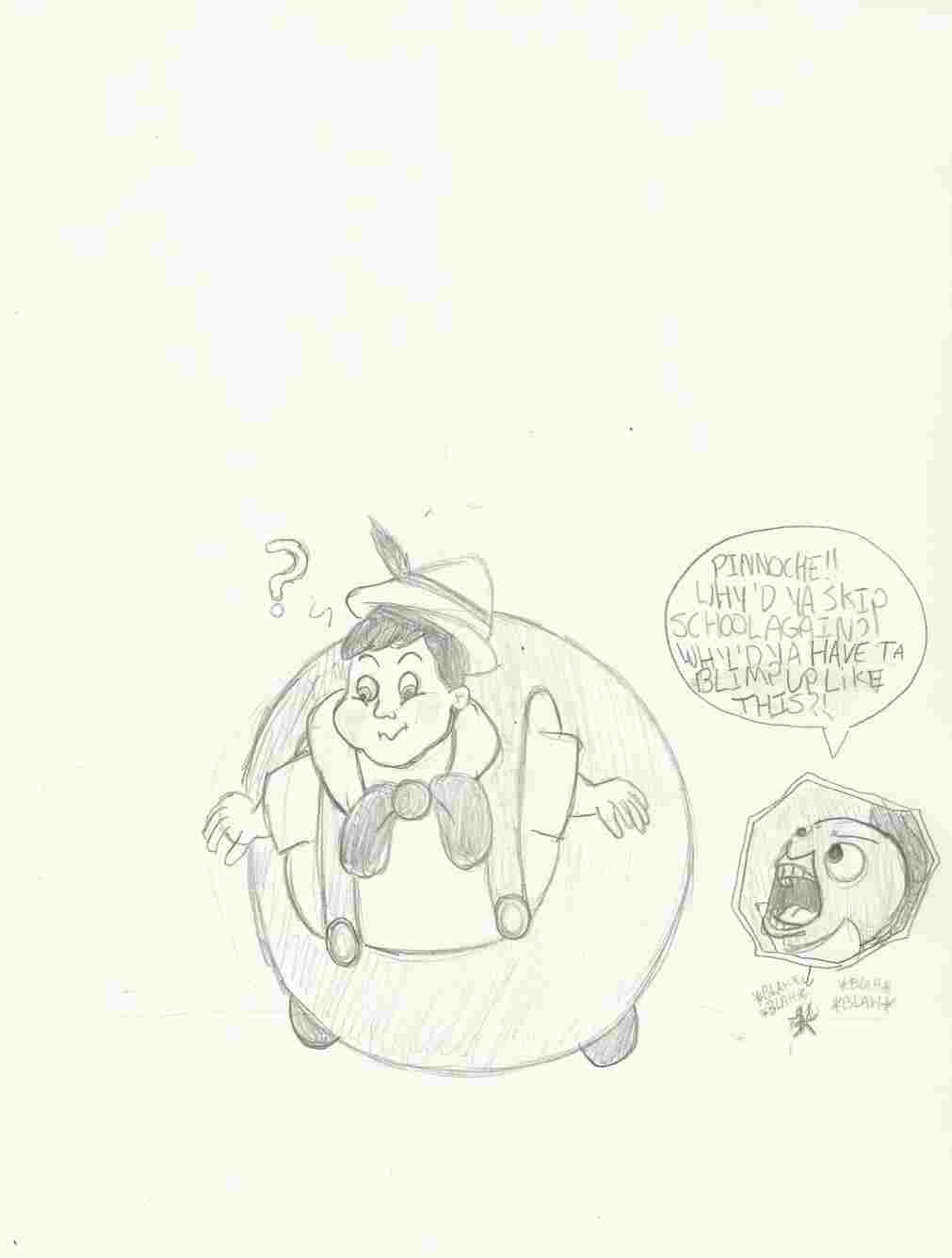 1011x1335 Draw Long Nose Boy Youtuberhyoutubecom Pinocchio Jiminy Cricket - Jiminy Cricket Drawing