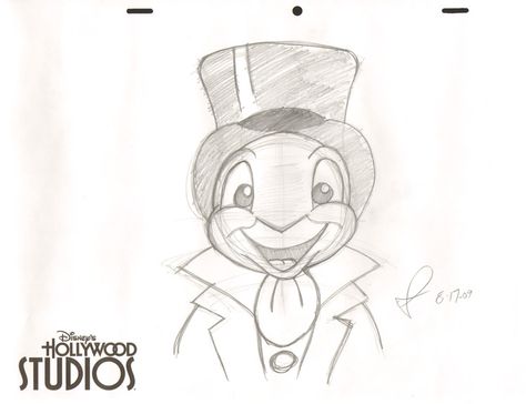 474x364 jiminy cricket drawing jiminy cricket fan art - Jiminy Cricket Drawing