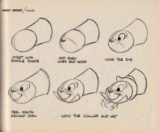540x448 How To Draw Jiminy Cricket Disney In Disney Drawings - Jiminy Cricket Drawing