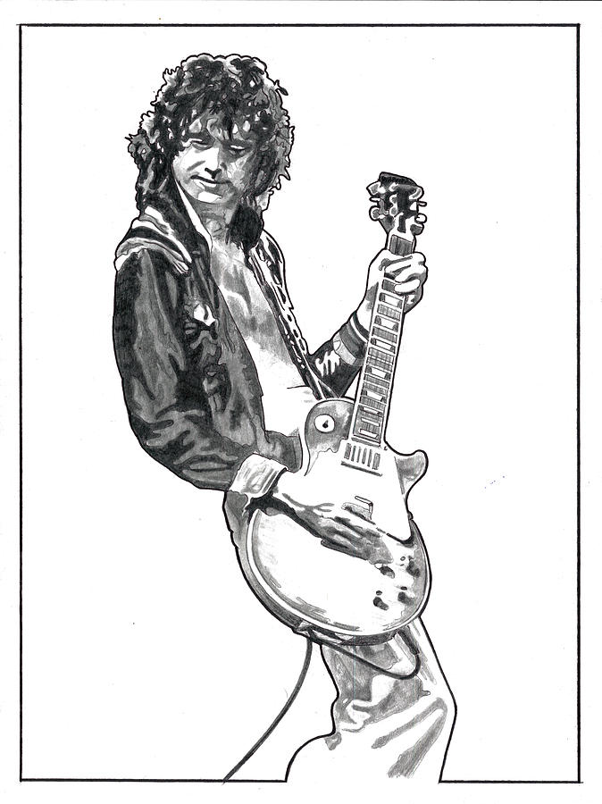 674x900 Jimmy - Jimmy Page Drawing