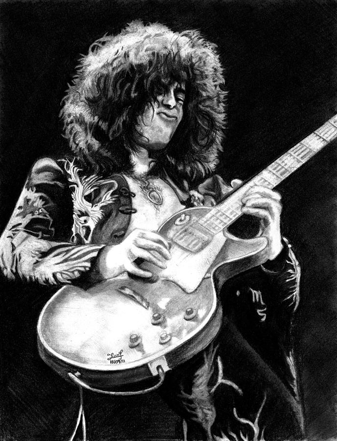 688x900 Jimmy - Jimmy Page Drawing