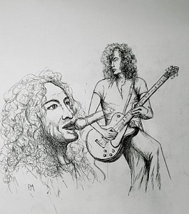 265x300 Jimmy - Jimmy Page Drawing