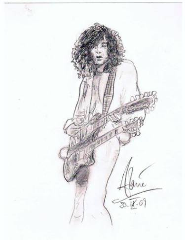 375x487 Jimmy - Jimmy Page Drawing