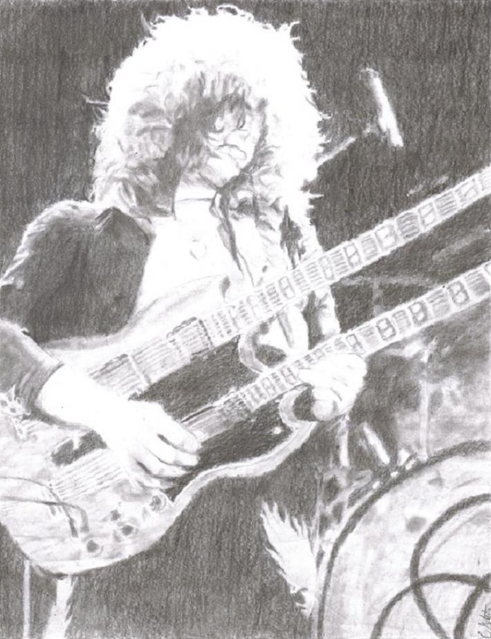 710x924 Jimmy - Jimmy Page Drawing