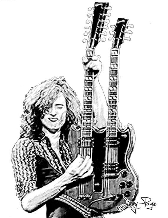 570x738 Jimmy - Jimmy Page Drawing