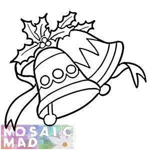 300x300 christmas jingle bellsufeffufeffufeff pattern mosaic patterns christmas - Jingle Bell Drawing