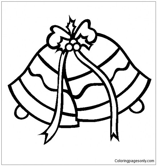 549x579 the liberty bell coloring - Jingle Bell Drawing