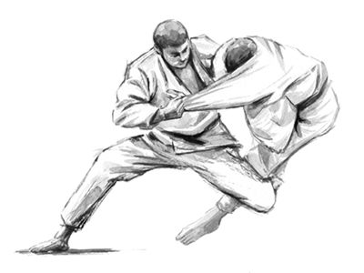 Jiu Jitsu Drawing at PaintingValley.com | Explore collection of Jiu ...