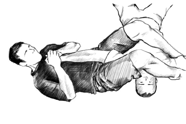 600x400 Jiu Jitsu Armbar Jiu Jitsu Brotherhood - Jiu Jitsu Drawing
