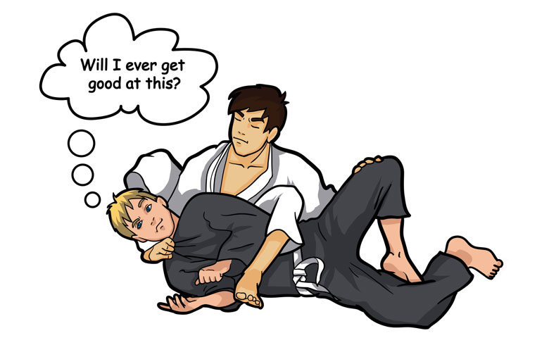 780x490 bjj white belt what should i focus on to progress faster - Jiu Jitsu Drawing