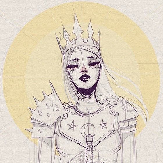 560x560 drawing a lot of joan of arc type of ladies lately - Joan Of Arc Drawing
