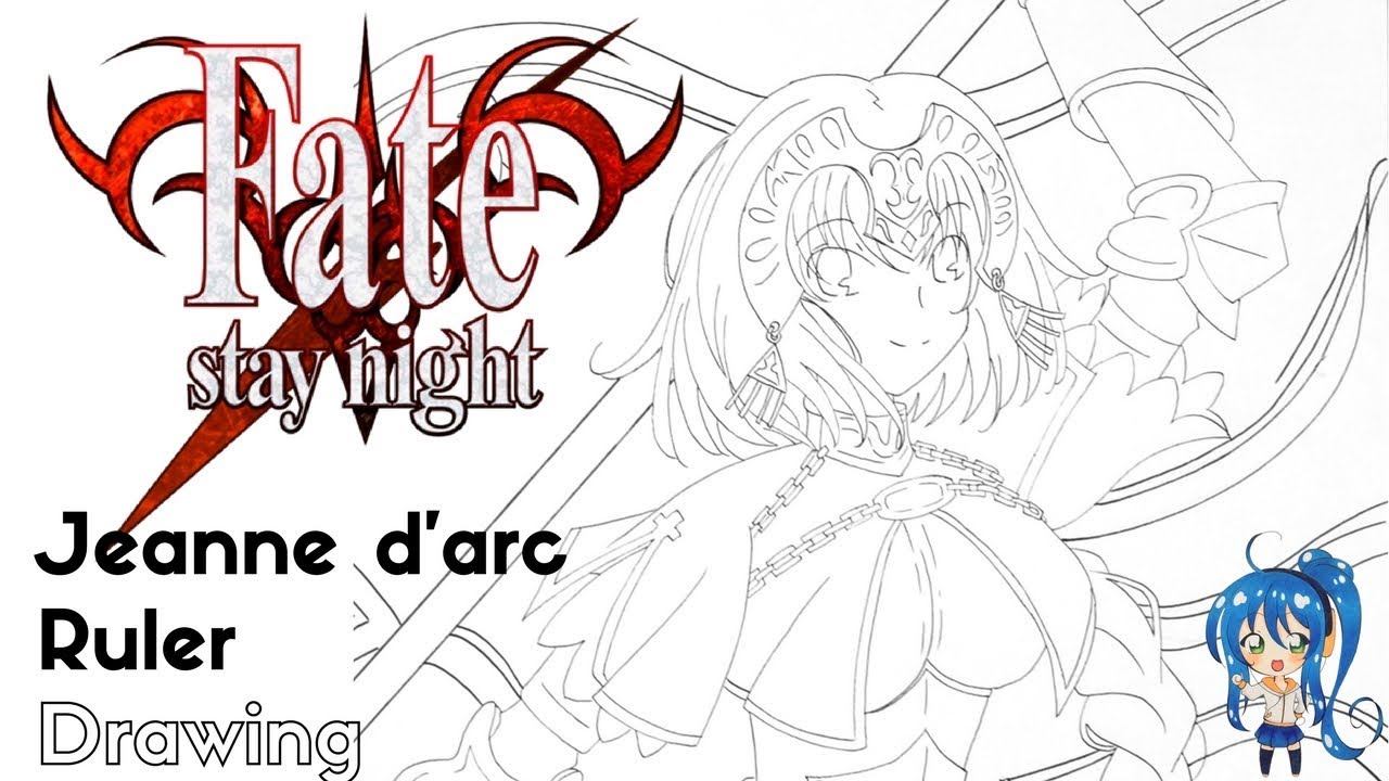 1280x720 fate series jeanne d'arc - Joan Of Arc Drawing