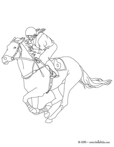 364x470 race horse coloring pages to print best of jockey drawing - Jockey Drawing