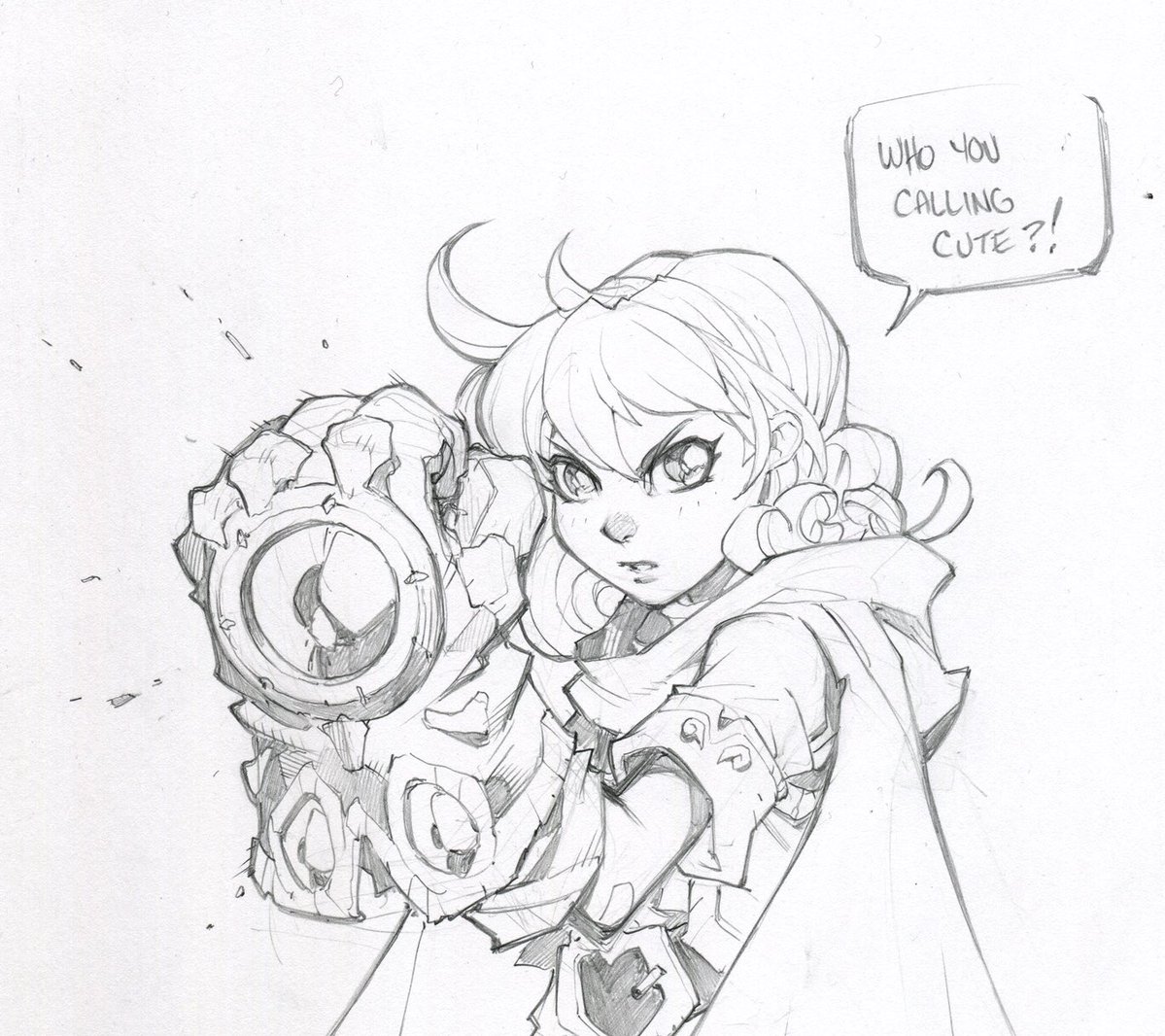 1199x1066 joe madureira on twitter gully sketch that i found on my phone - Joe Madureira Drawing