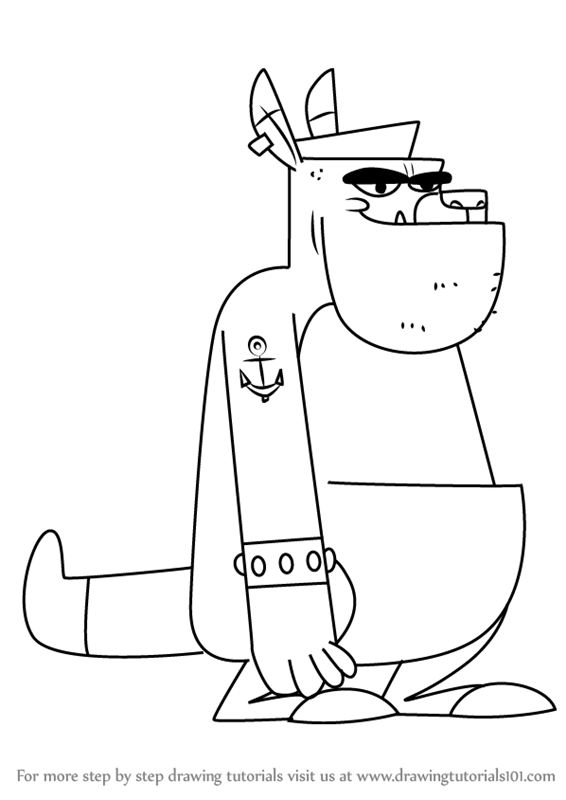 566x800 Learn How To Draw Joey From Grojband - Joey Drawing