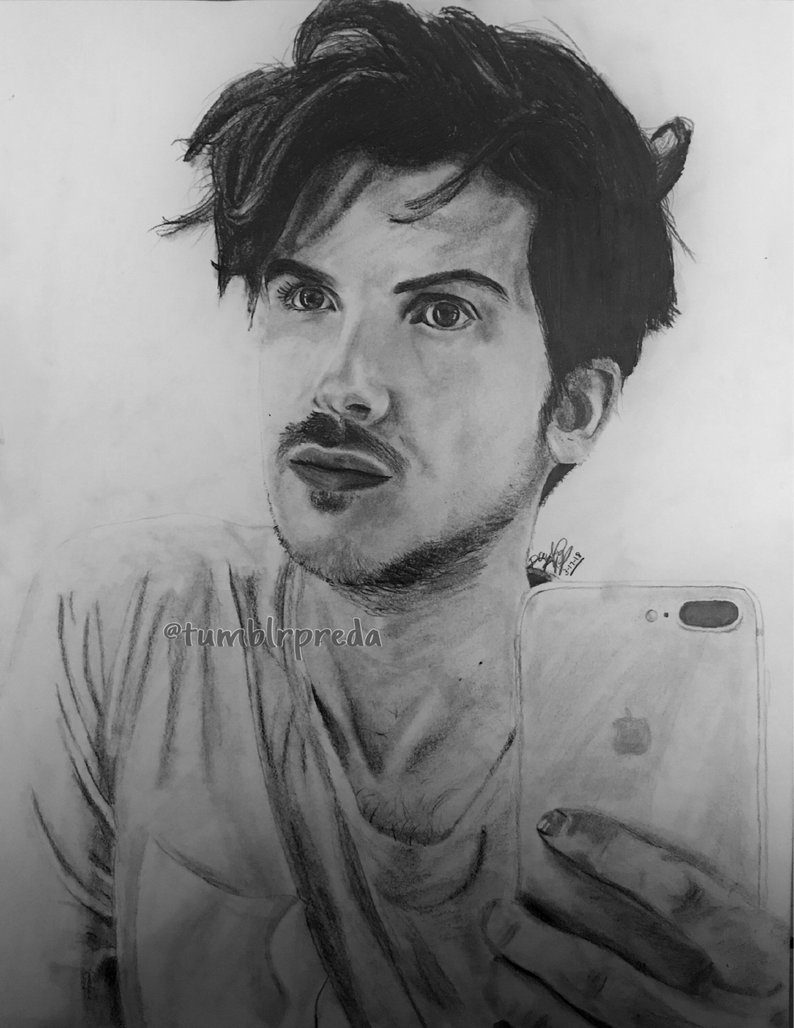794x1028 joey graceffa mirror selfie etsy - Joey Graceffa Drawing