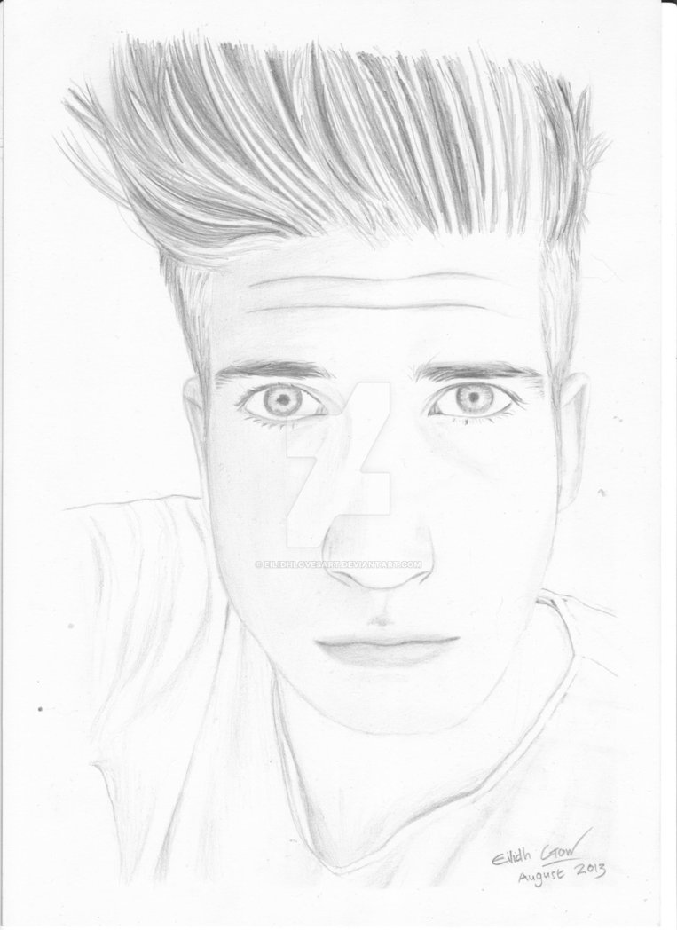 763x1048 joey graceffa - Joey Graceffa Drawing