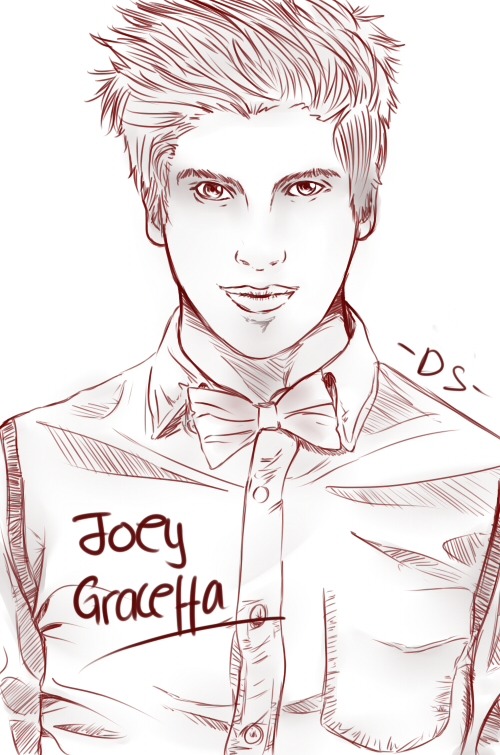 500x755 joey graceffa dhwasmart my first drawing of the year and it - Joey Graceffa Drawing
