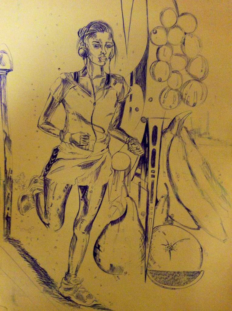 764x1024 Jogging Amino - Jogging Drawing