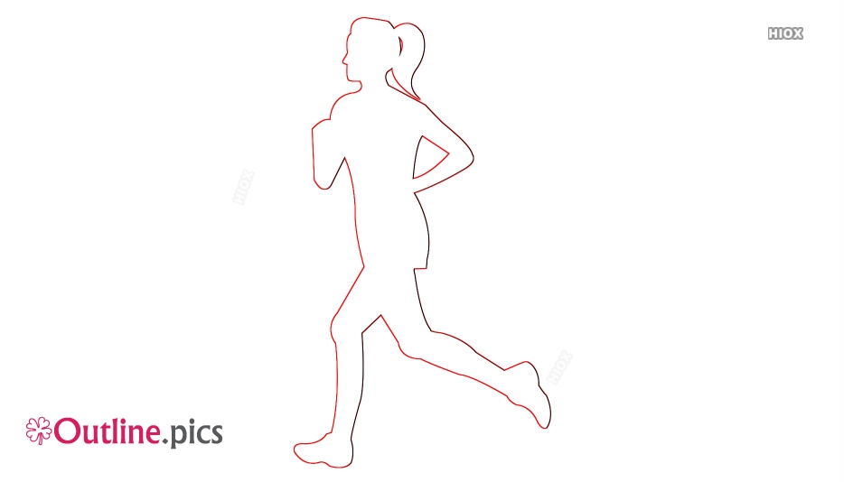 934x534 Woman Jogging Drawing Outline Pics - Jogging Drawing