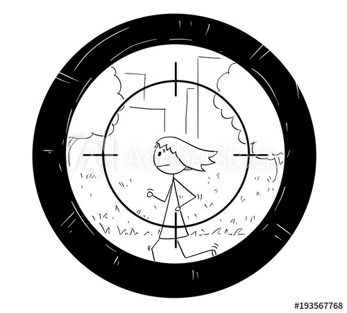 500x451 Cartoon Stick Woman Drawing Conceptual Illustration Of Jogging - Jogging Drawing