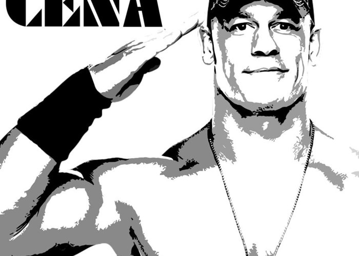 700x500 john cena - John Cena Drawing